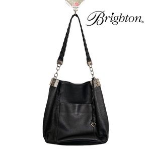 Brighton Leather "Tiger Tote" Shoulder Bag